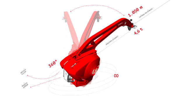 PistenBully 4.6 t winch drawing