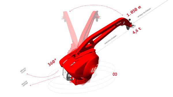 PistenBully 4.6 t Winde Zeichnung